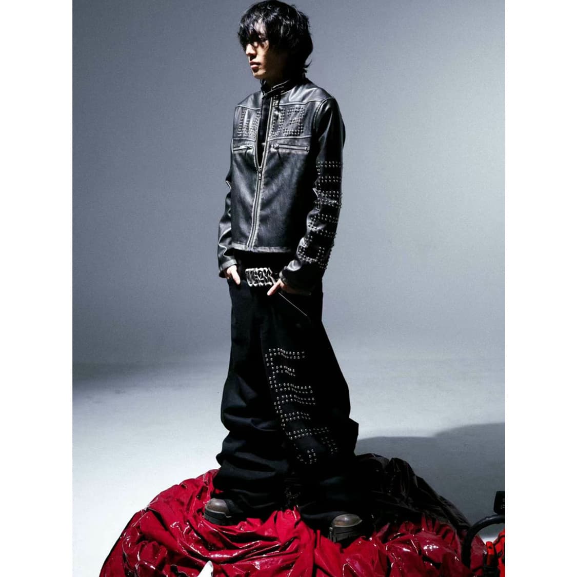 Embroidered Rose Wide-Leg Denim Pants  상품이미지7