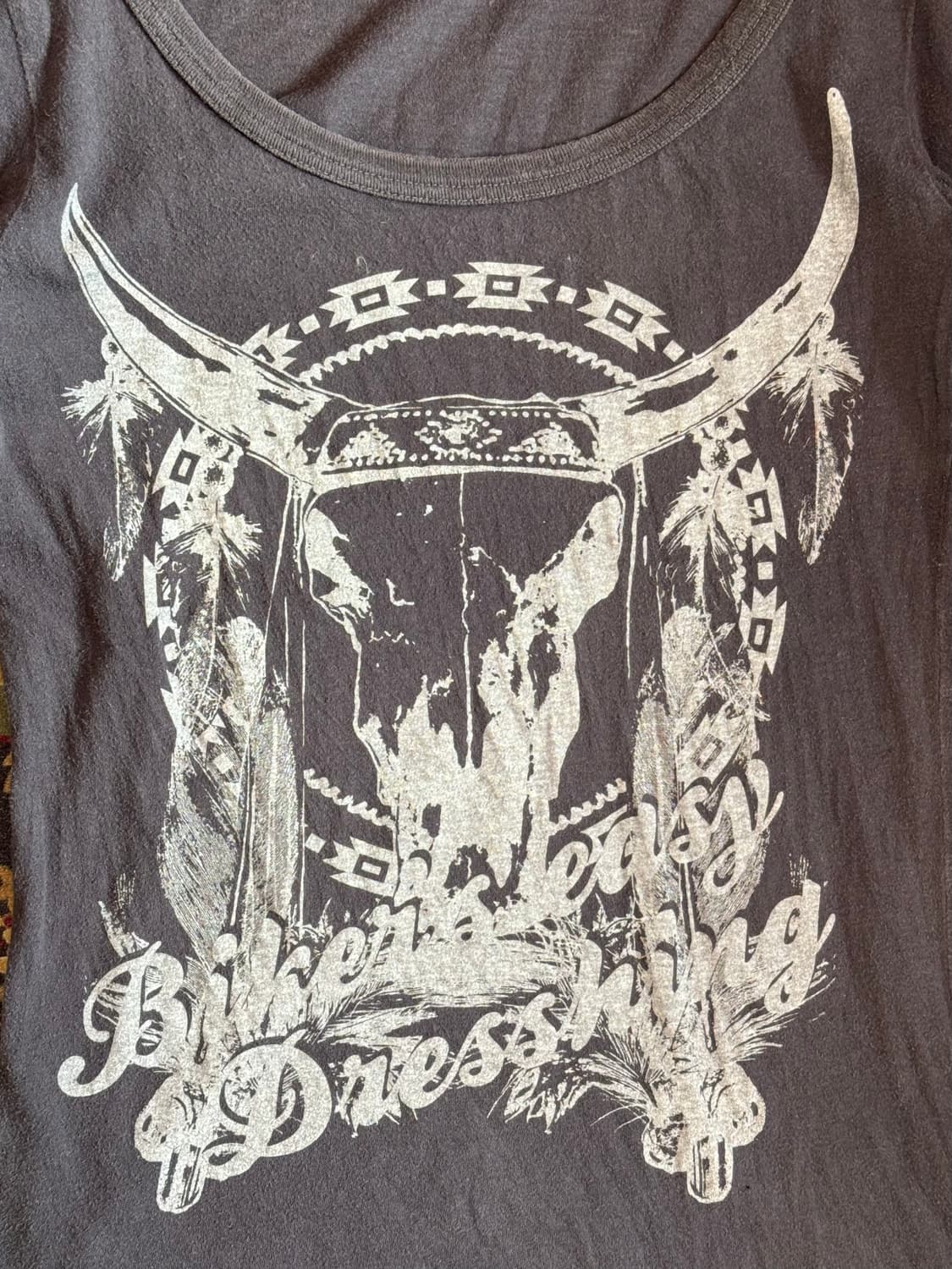 Glad News 네이티브 아메리칸 슬림 탑 펑크 히스테릭글래머 상품이미지2