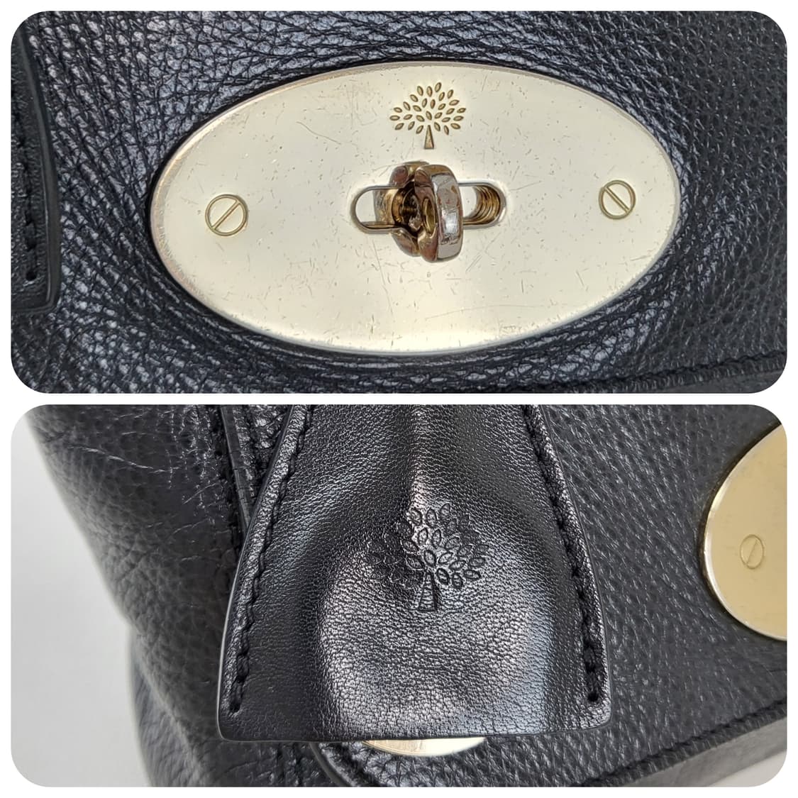 정품 멀버리 블랙 가죽 릴리백 (숄더/크로스) 상품이미지8
