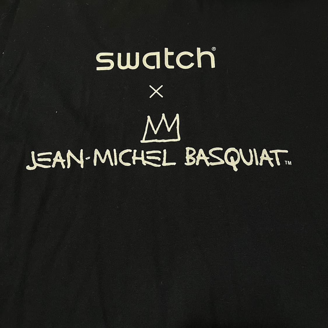 스와치 X 장 미셸 바스키아 빅로고 반팔티 XL/105 상품이미지5