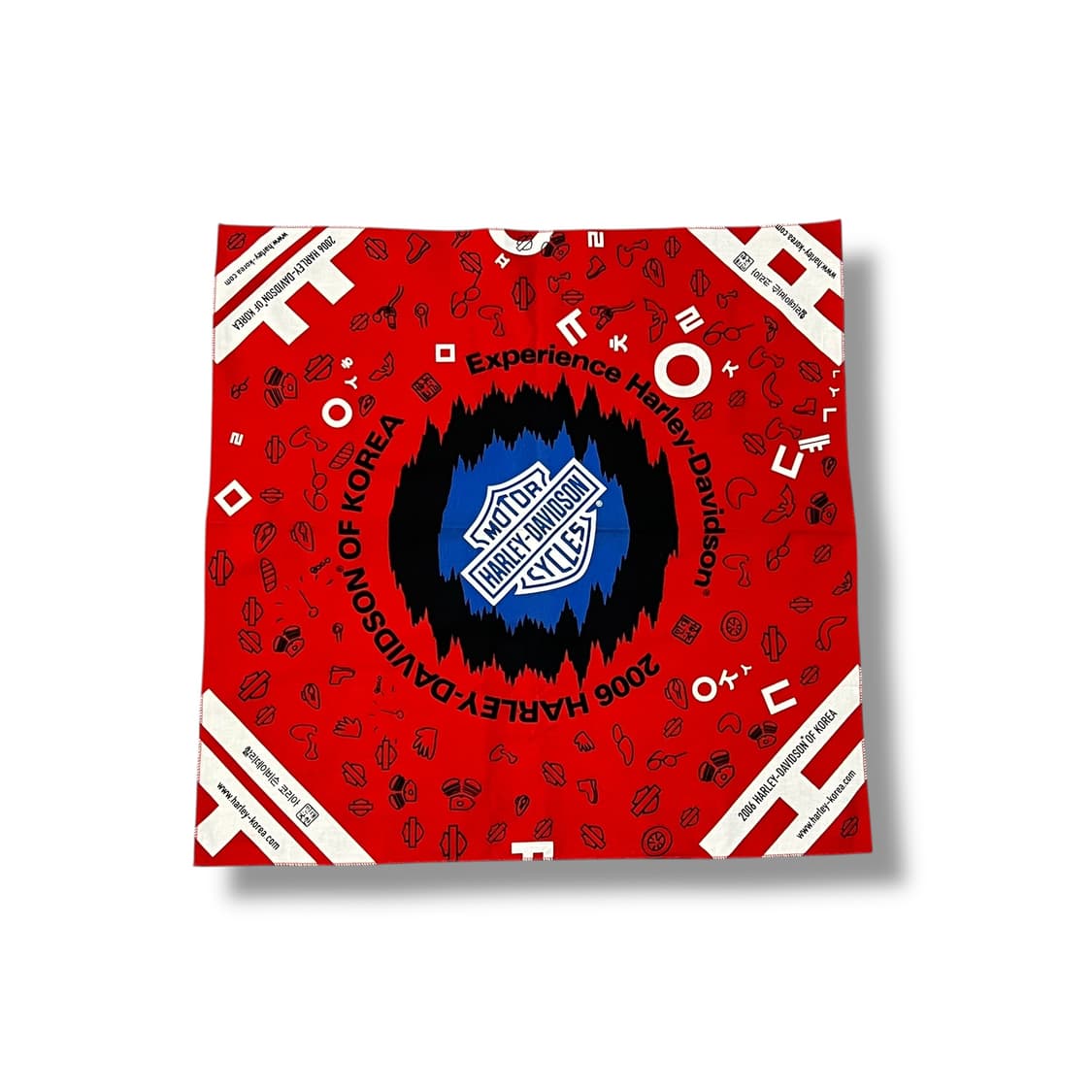  할리데이비슨 코리아 프린팅 스카프 y14358 상품이미지3