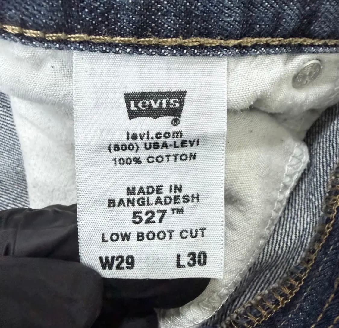 W29L30 리바이스 527 부츠컷 데님 0203T 상품이미지5