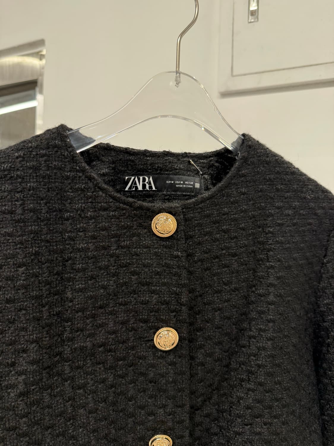 ZARA Black tweed blazer  상품이미지2