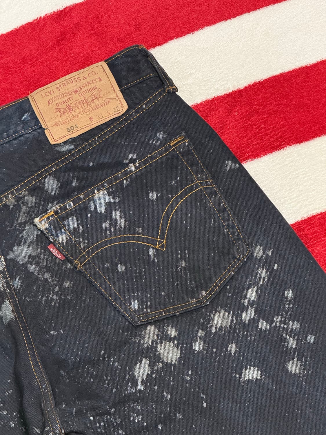 리바이스 501  페인팅 커스텀 빈티지 Levi’s 501 USA[33] 상품이미지10