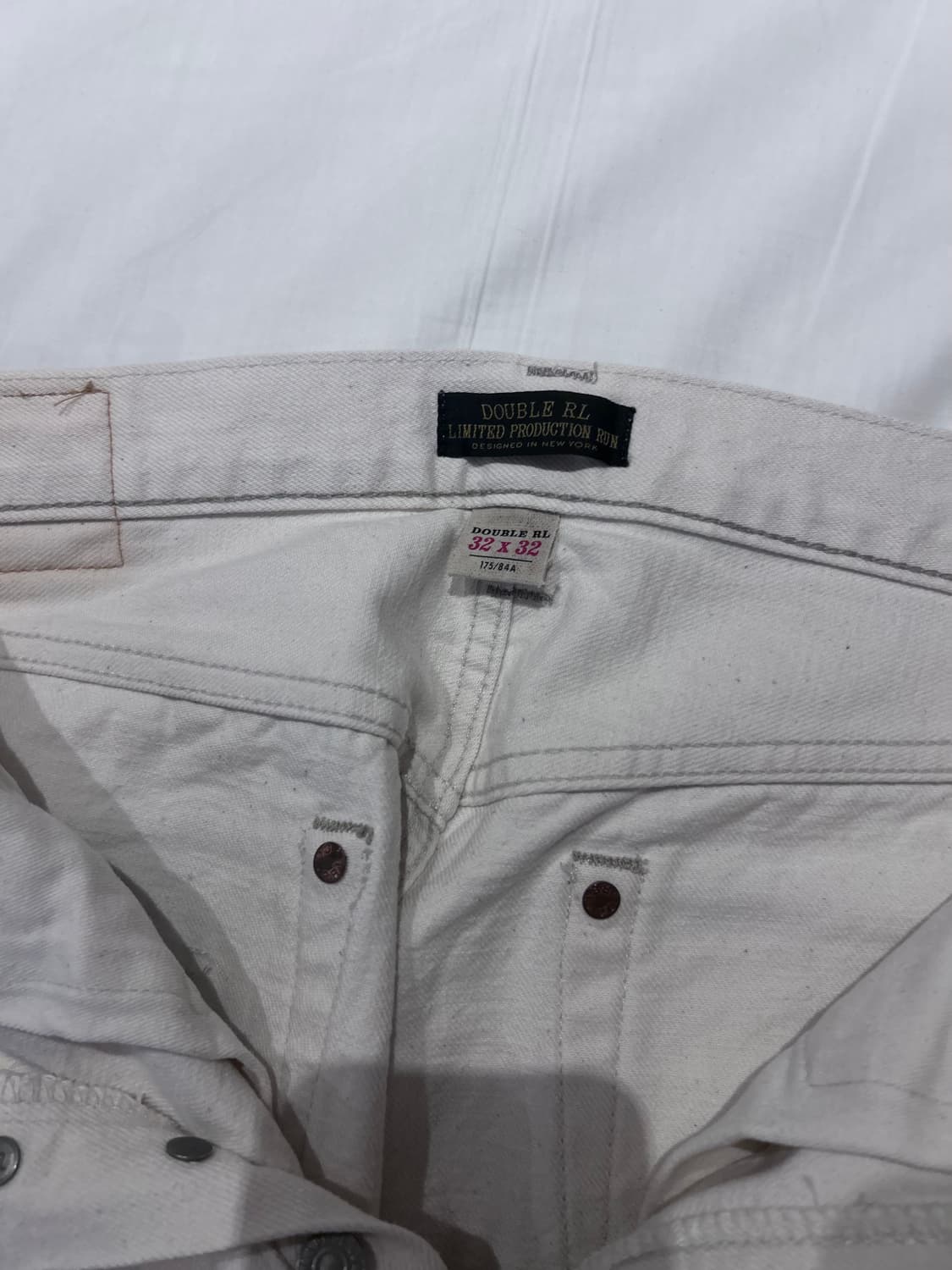 RRL 리미티드 에디션 스트레이트 테이퍼드 진 32 32 내추럴 상품이미지3