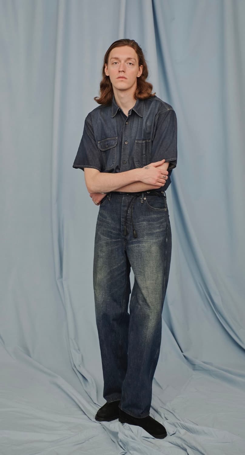 올드조 241OJ-PT12 페이드 인디고 “990” SIZE 34 상품이미지1