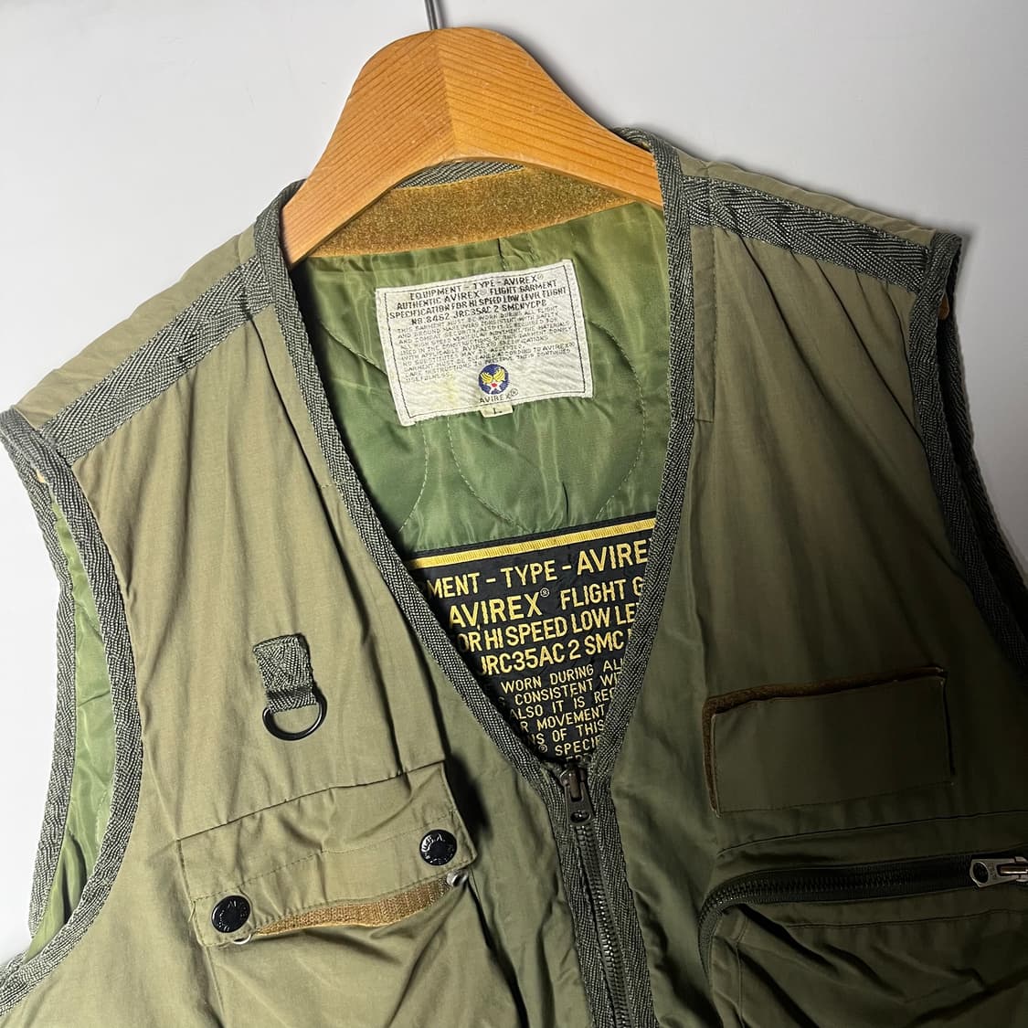 [Avirex] 아비렉스 U.S.A.F 플라이트 가먼트 택티컬 베스트 상품이미지3