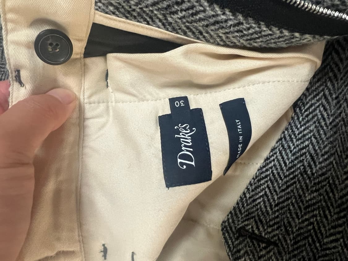 드레익스/헤링본 해리스 트위드 게임스 트라우저/30 상품이미지8