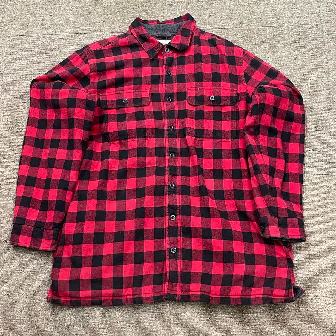 (XL) L.L.Bean 엘엘빈 체크 셔츠 자켓 트레디셔널핏 상품이미지1