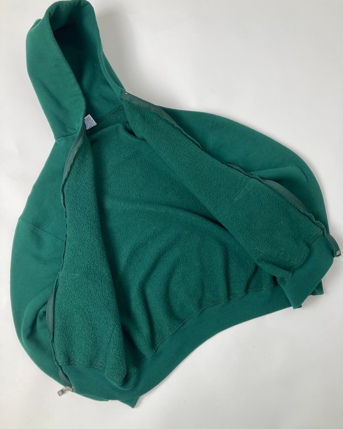 90s Russell Zip Up Hoodie (green) 상품이미지7