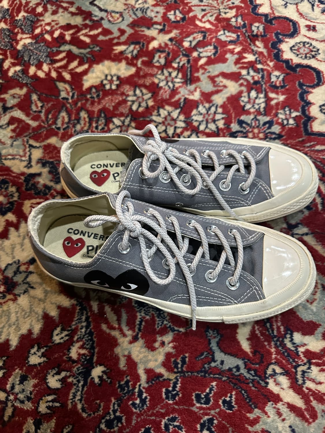 꼼데가르송 컨버스 그레이 240 상품이미지4