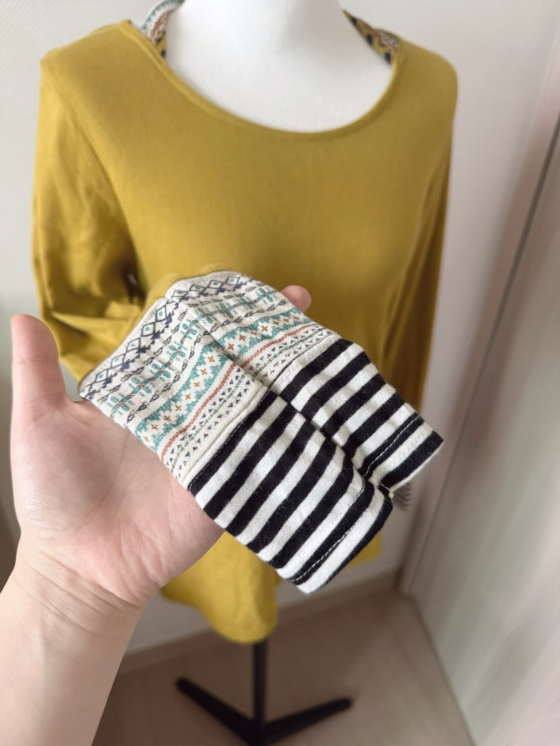 소매 포인트 모리걸 긴팔티 상품이미지2