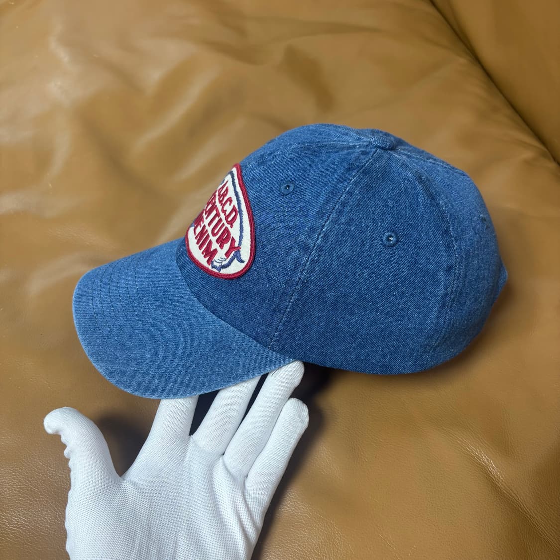 Kapital 캐피탈 오사카 한정 6패널 볼캡 모자 인디고 데님 상품이미지4