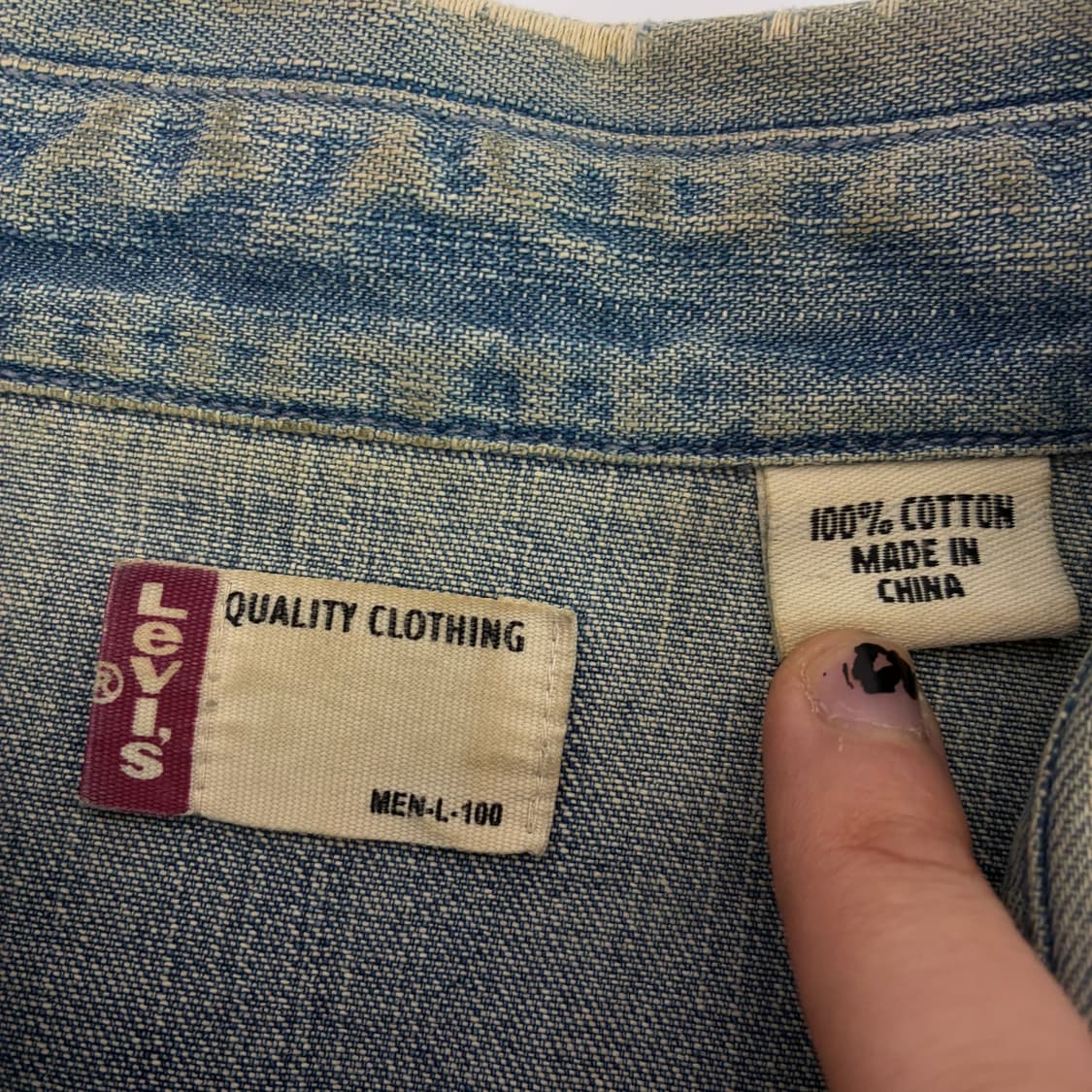 Levi's  리바이스 레드탭 클래식 웨스턴 데님 셔츠  상품이미지4