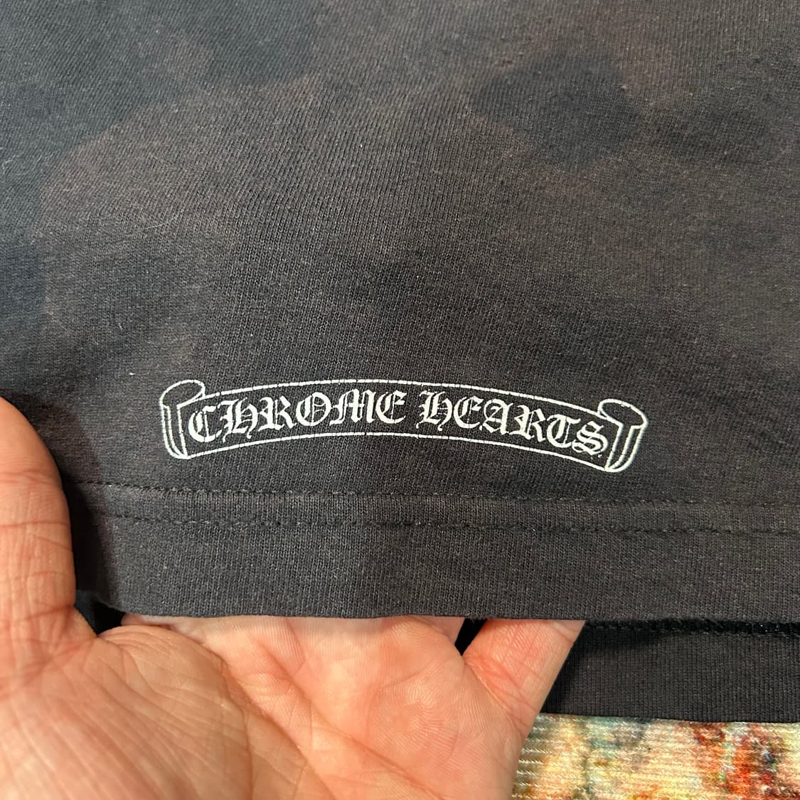 [XL] 00s 크롬하츠 CH크로스 패턴 롱슬리브(국문라벨)  상품이미지5