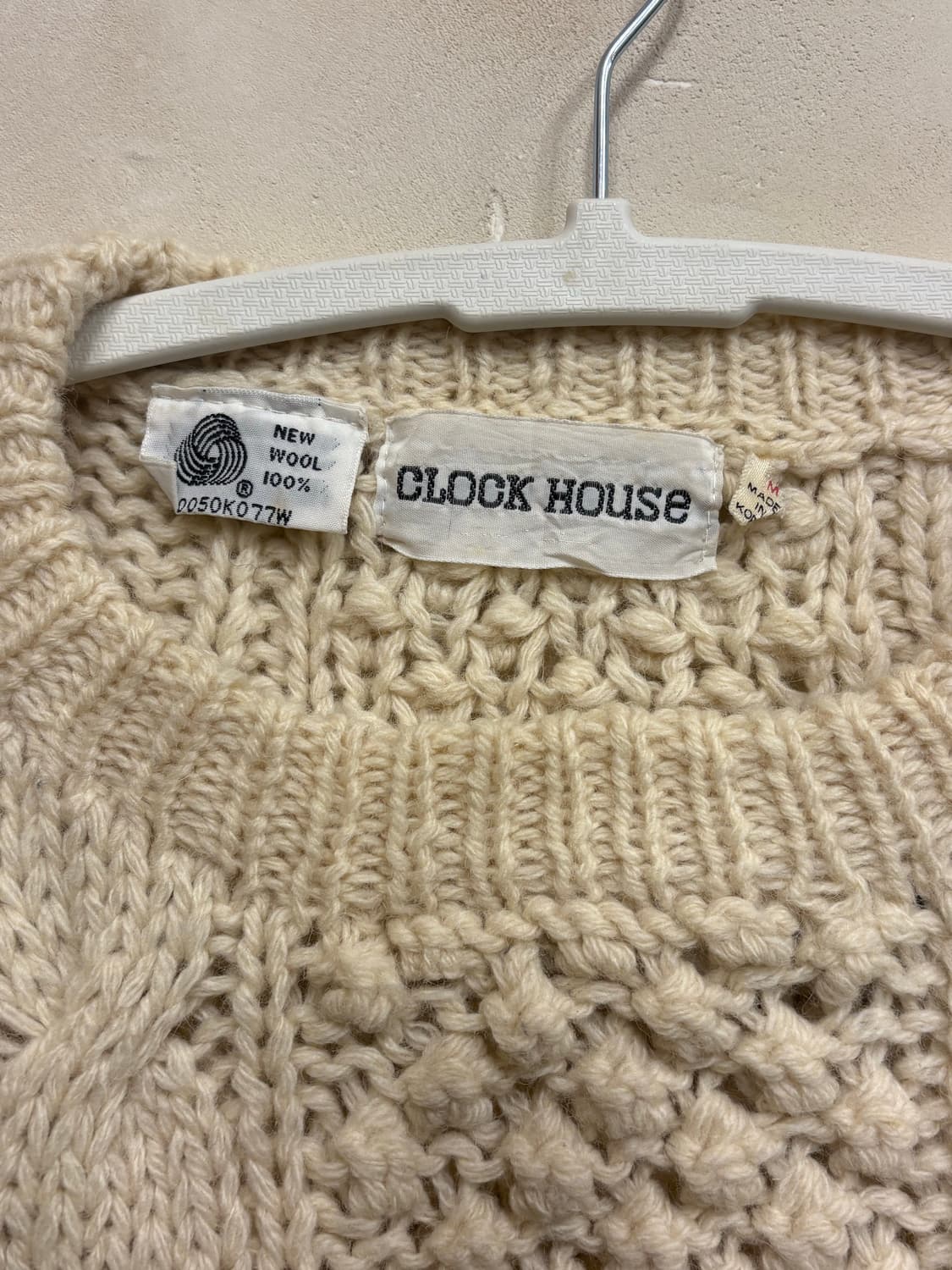 일본 빈티지 울 100% 니트  상품이미지2