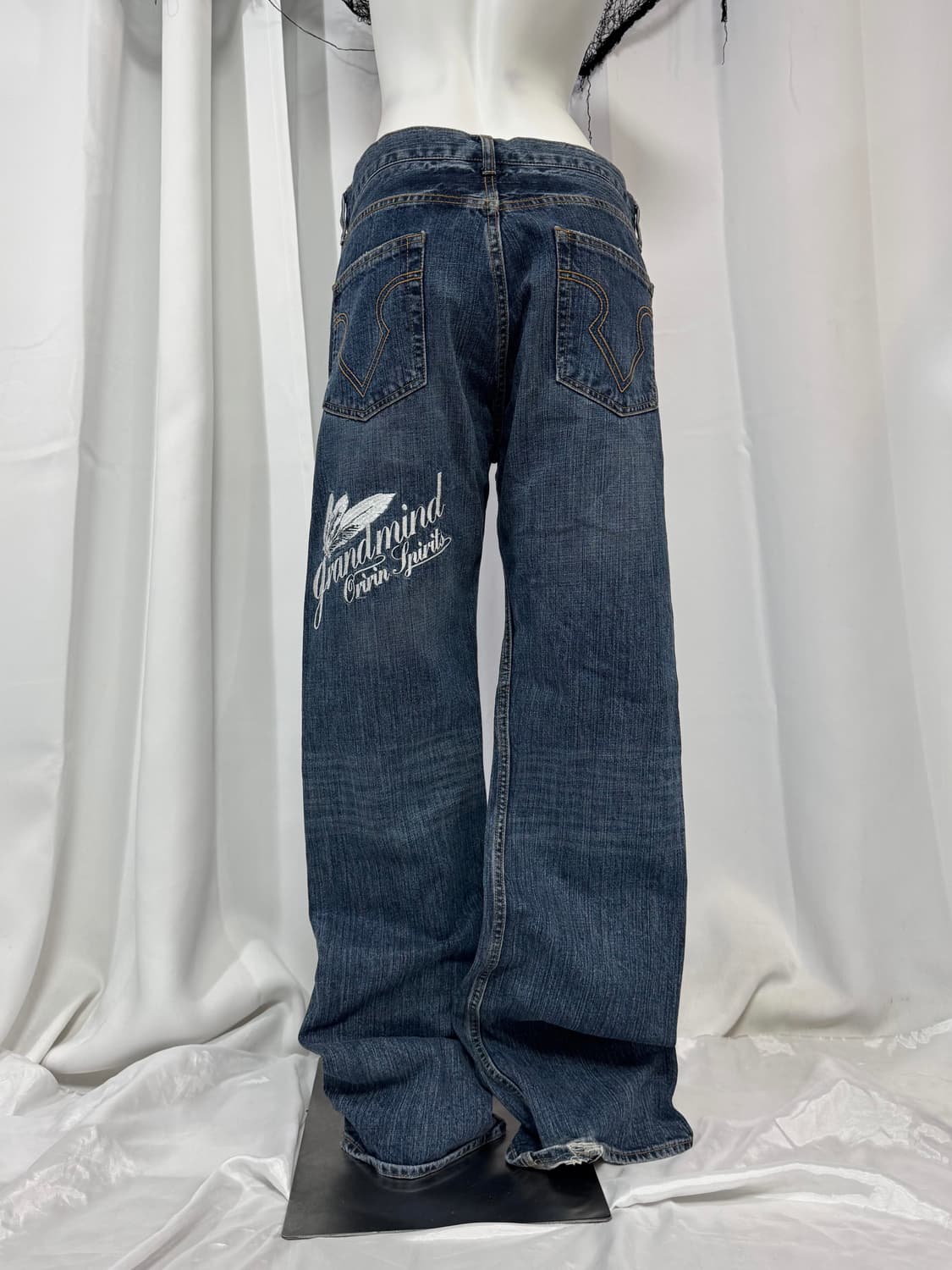 printing denim pants 상품이미지4