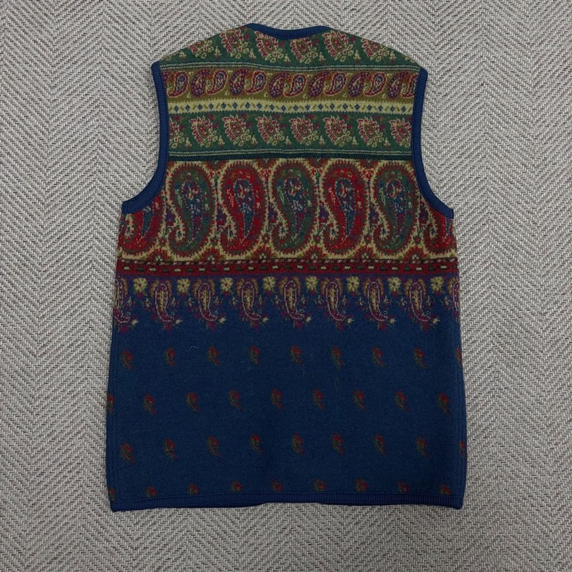 Blauenbock 페이즐리 울 니트 베스트 v2079 상품이미지2