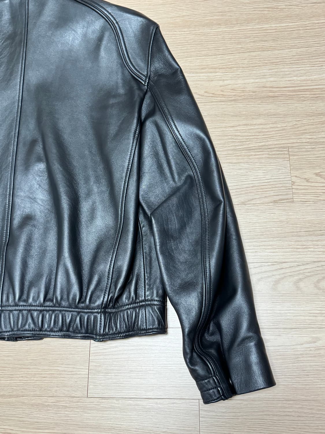 [M] 유스 레더 봄버 상품이미지10