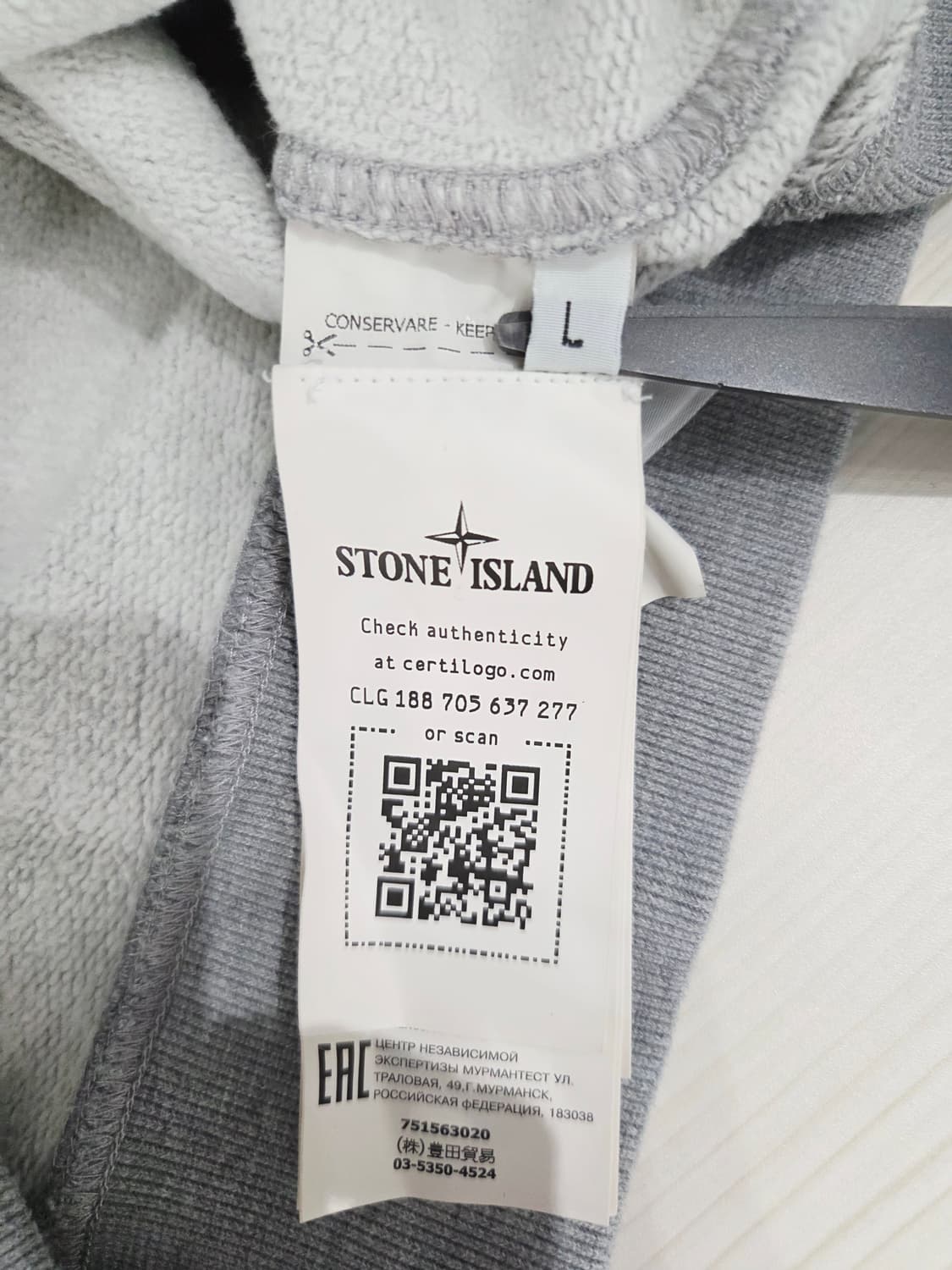 스톤아일랜드 맨투맨 그레이_L 상품이미지7