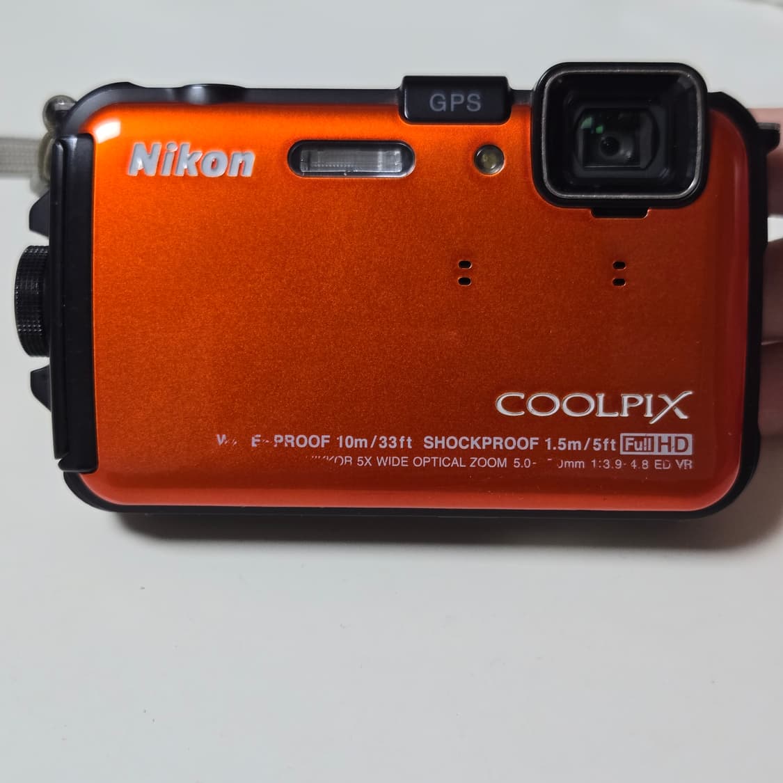 니콘 쿨픽스 AW100 오렌지 디지털 카메라 상품이미지1