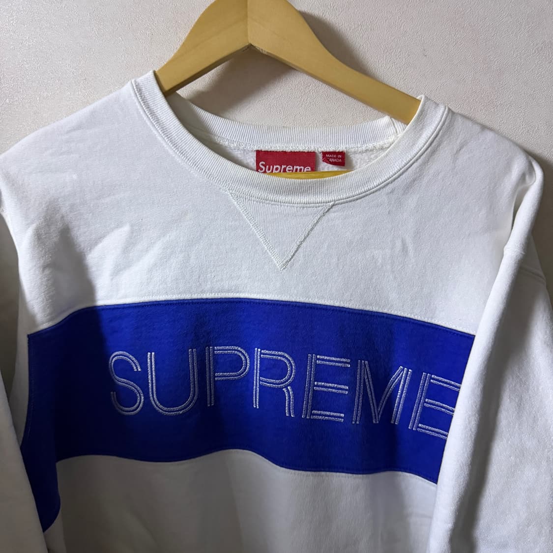 슈프림 지그재그 스티치 맨투맨 L (남성 105정도) 상품이미지9