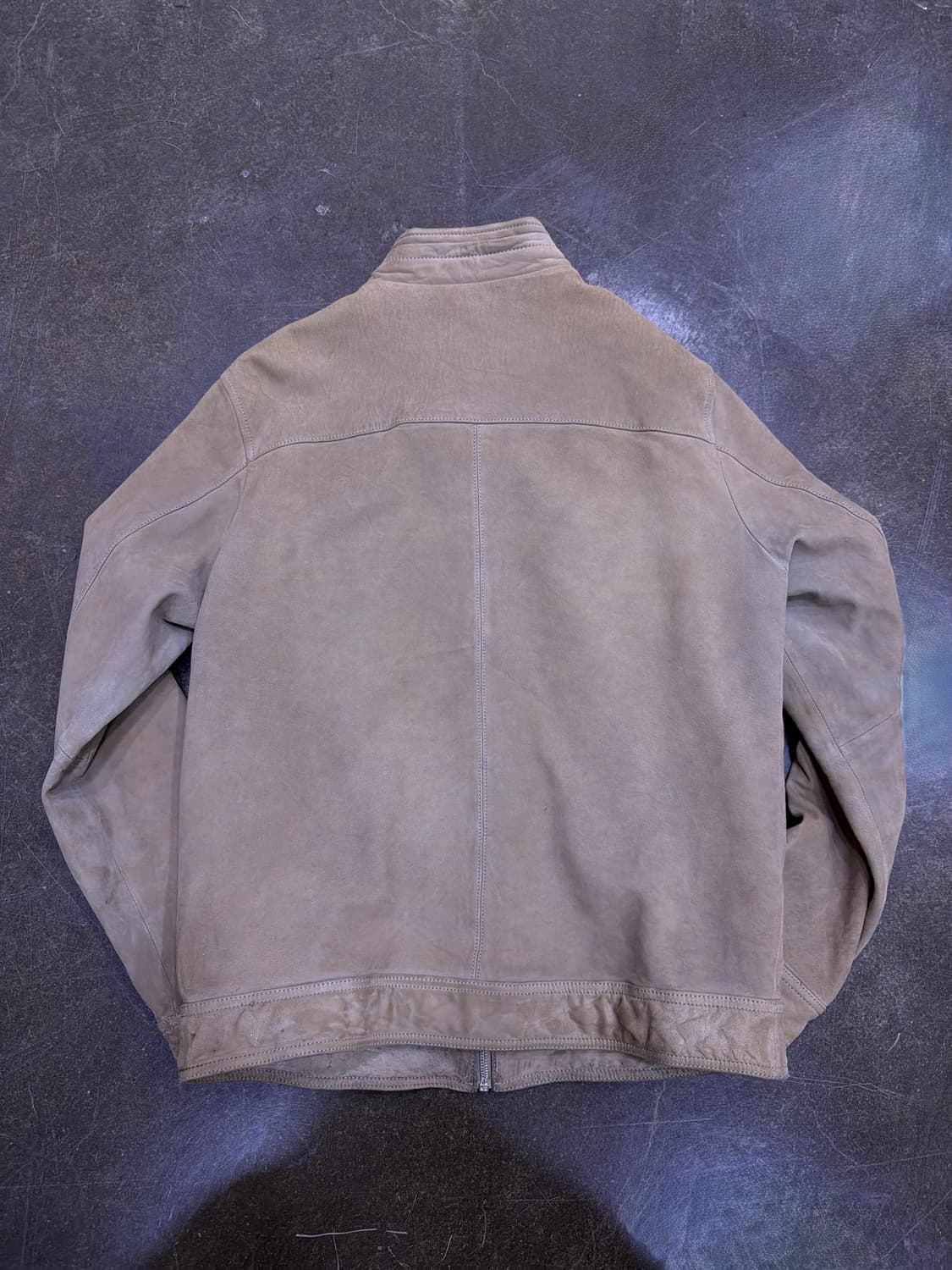 스트라블러 바이 앤드지 스탠 카라 양가죽 포켓 레더자켓 95 상품이미지2