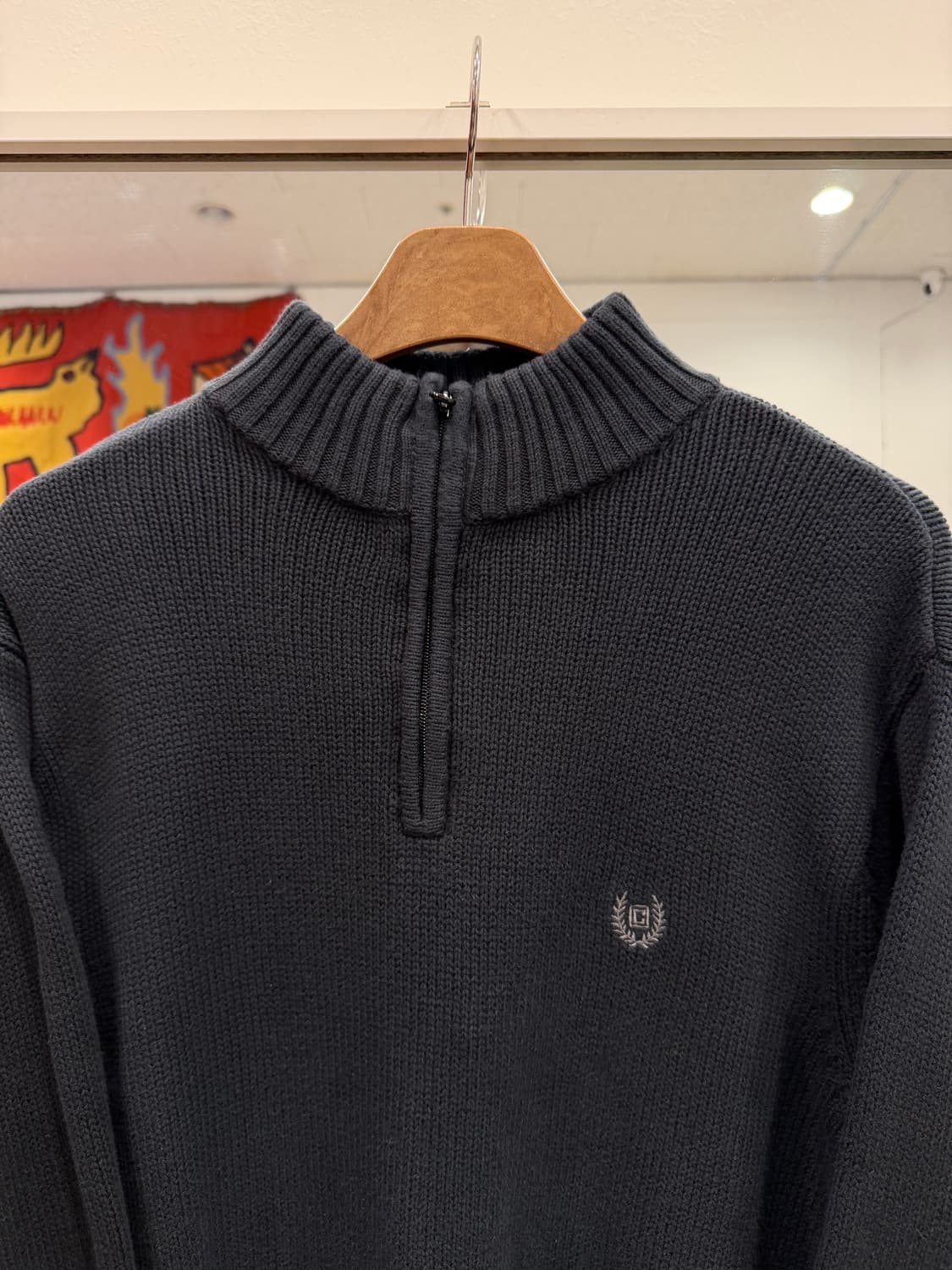 Chaps ralph lauren 챕스 랄프로렌 하프넥 쿼터 집업 니트 상품이미지3