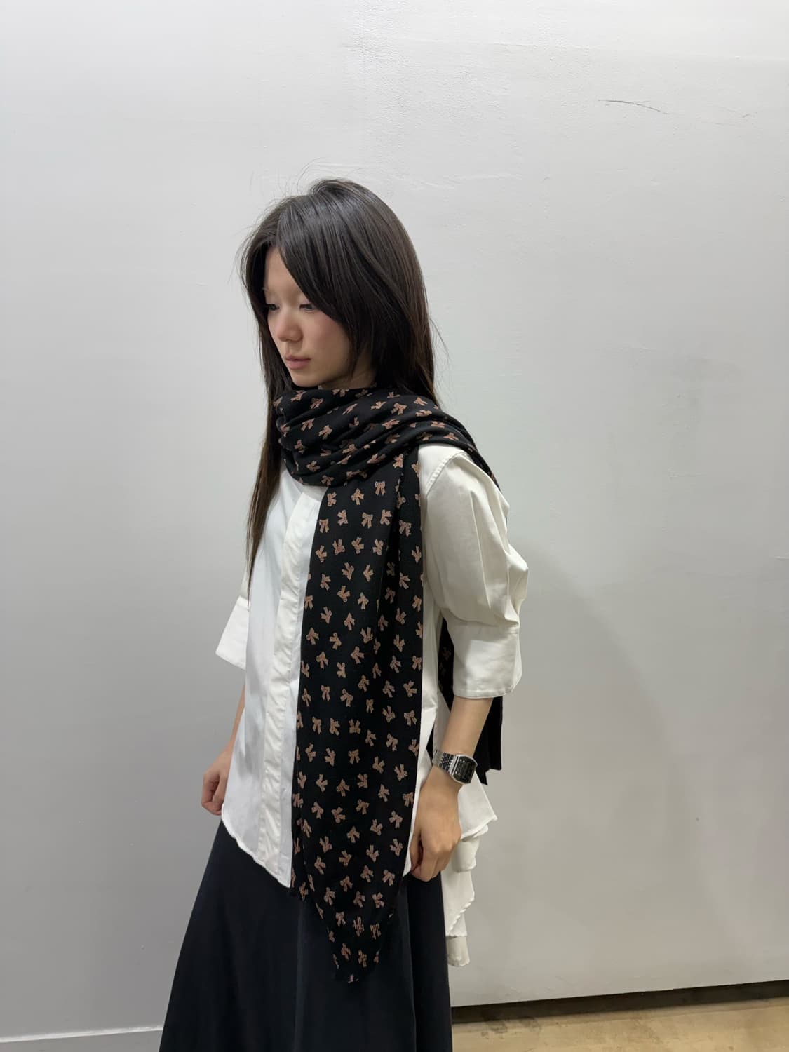 꼼데가르송 리본 패턴 숄&머플러 상품이미지7