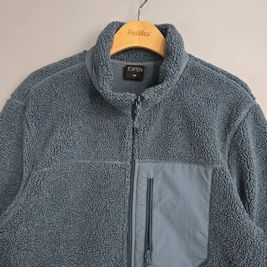 탑텐(TOPTEN) 플리스 뽀글이 집업 100 상품이미지2