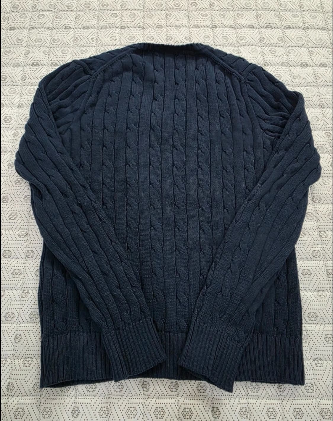 폴로 랄프로렌 꽈배기 V넥 니트 95 상품이미지2