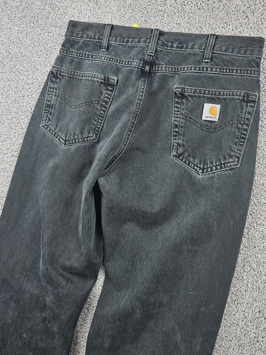 칼하트 블랙 다이드 데님 워크 팬츠 ( 34X32 ) / 10625 상품이미지9
