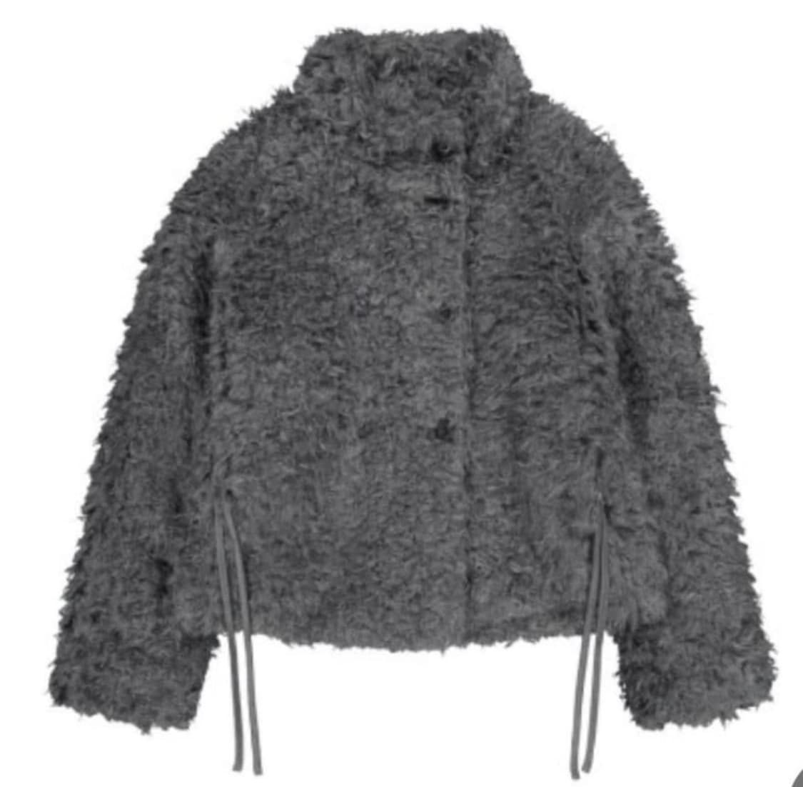 코이세이오 헤어리 퍼 재킷 다크 그레이 상품이미지1