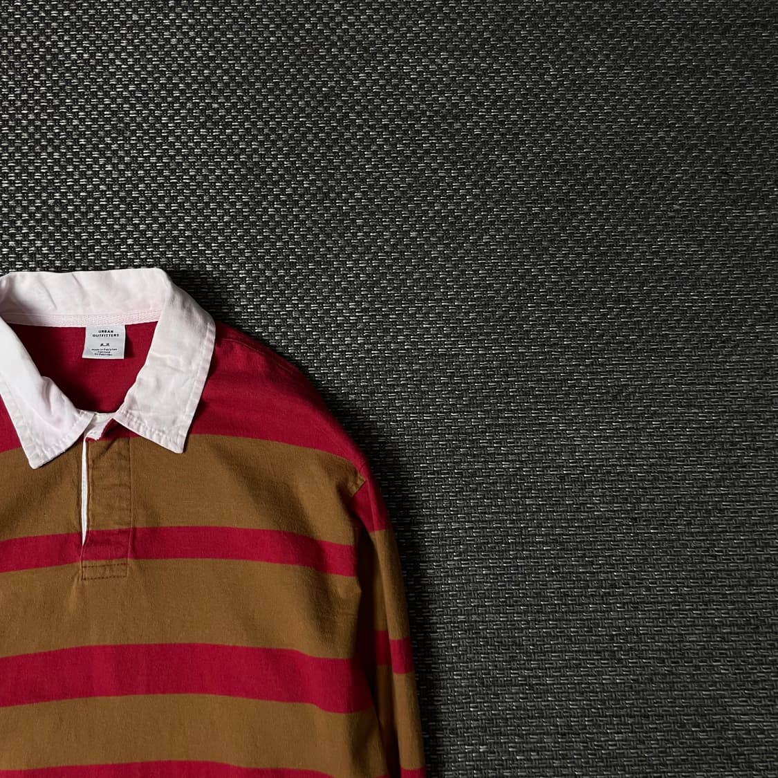 어반아웃피터스 레드 브라운 단가라 pk 카라 긴팔 티셔츠 M 상품이미지3