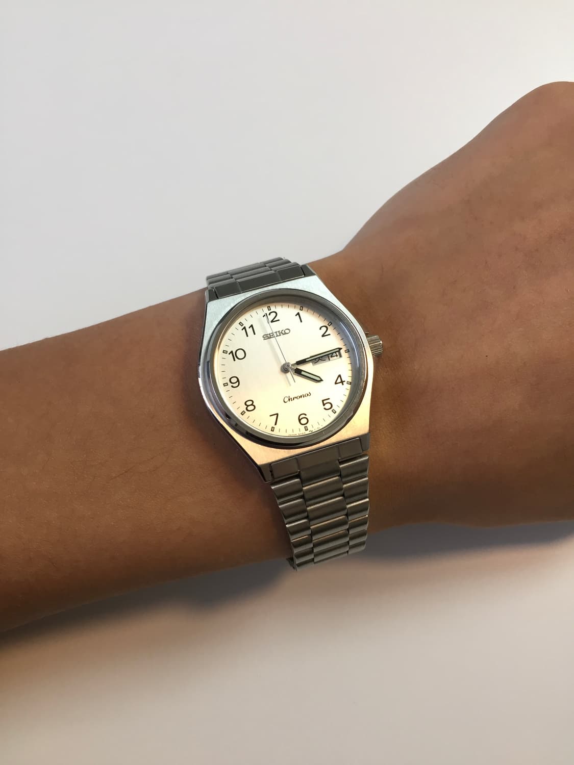 새상품 80s seiko chronos arabic index 상품이미지5