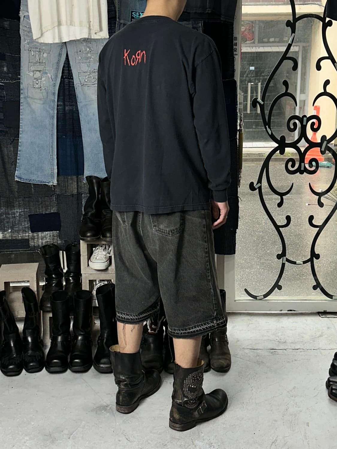 00‘s OG 콘 롱슬리브 티셔츠 빈티지 밴드티 밴드 티셔츠 자이언트 택 상품이미지3