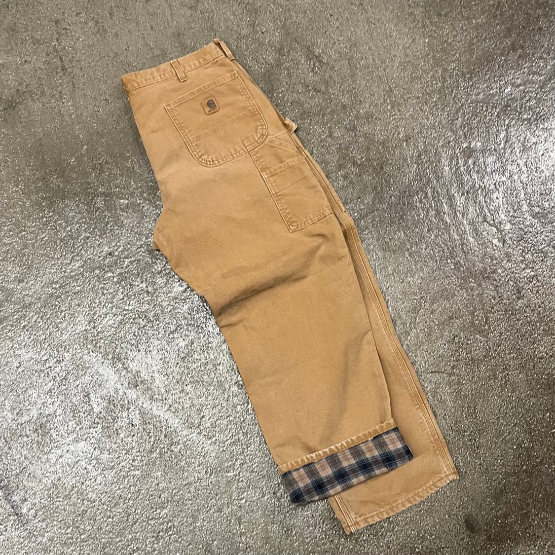Carhartt 플란넬 라인드 카펜터 팬츠 (36) 상품이미지2