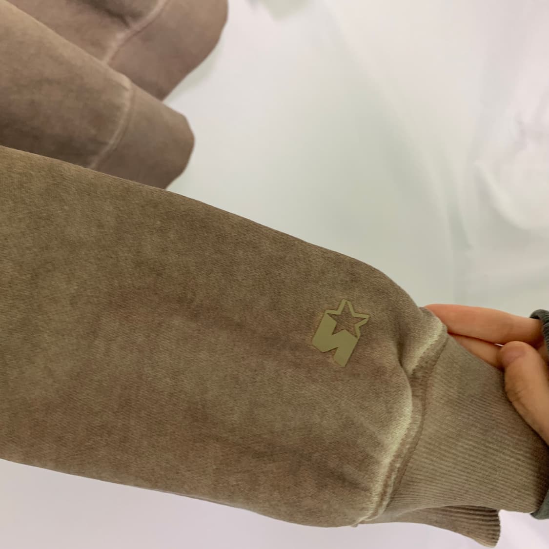 스타터 그런지 워싱 맨투맨 티셔츠 빈티지 브라운 남성 L 상품이미지6