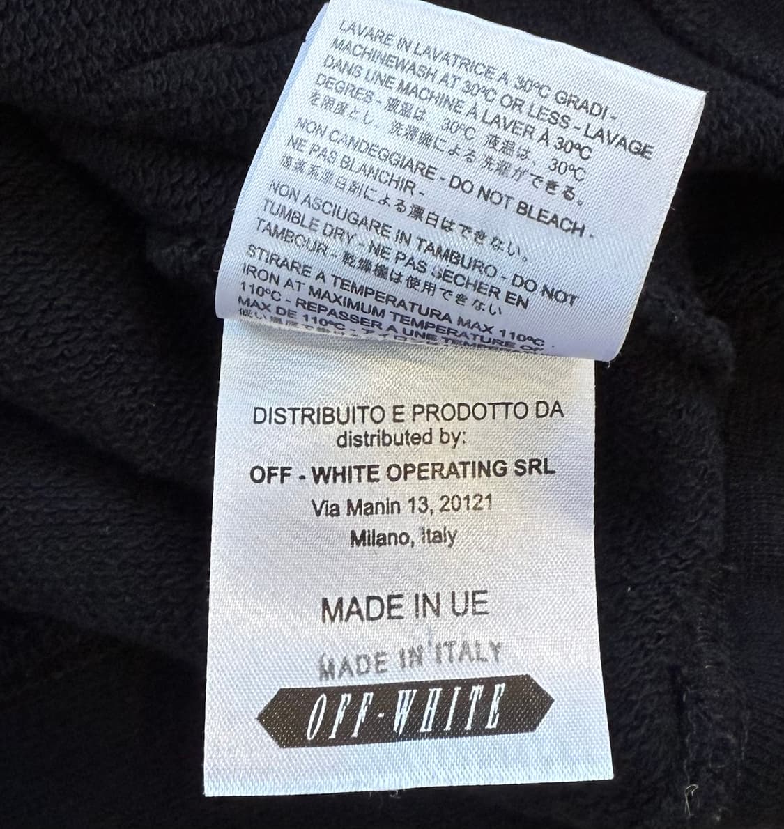 오프화이트 16SS 카라바조 프린팅 후디 상품이미지8