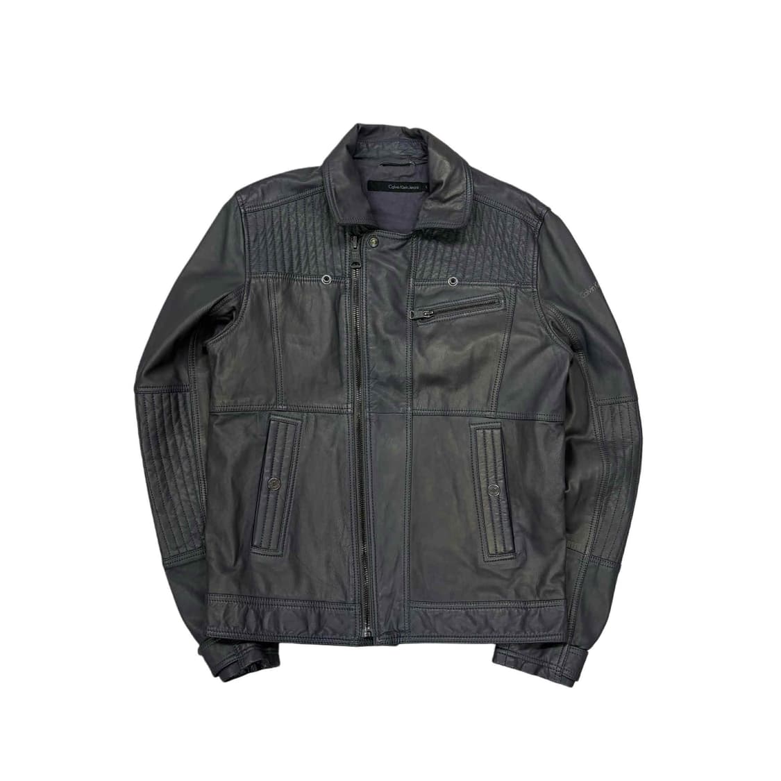 캘빈클라인 진스 양가죽  멀티 포켓 리얼 레더 자켓(L) 상품이미지1