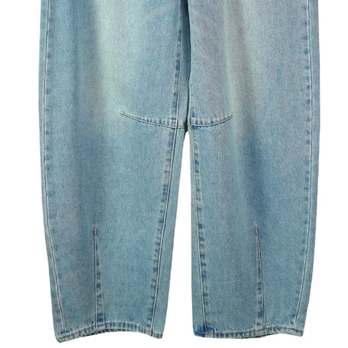 [슈퍼드라이 (새상품) 위시드 커브드 벌룬 데님 팬츠 M20289 상품이미지5