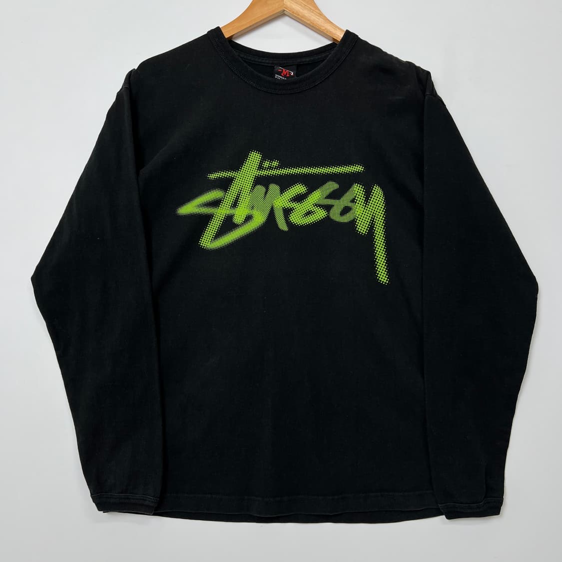2000s Stussy 스투시 빅 스탁로고 슬리브 상품이미지1