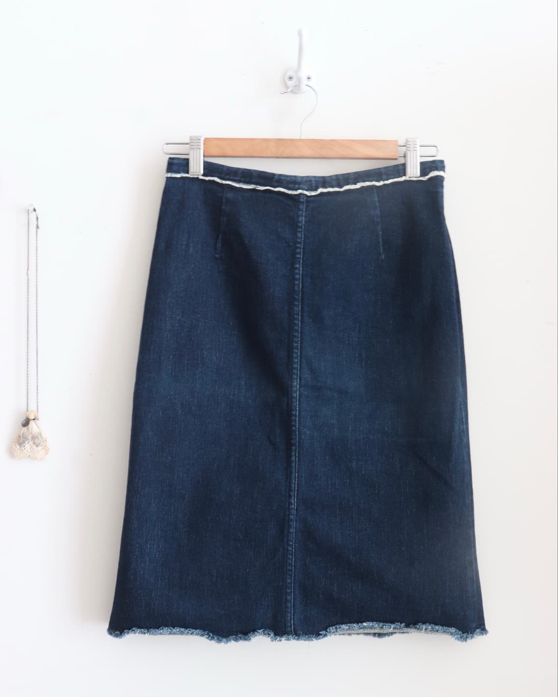 [45rpm] Indigo Denim Ribbon Skirt 상품이미지10