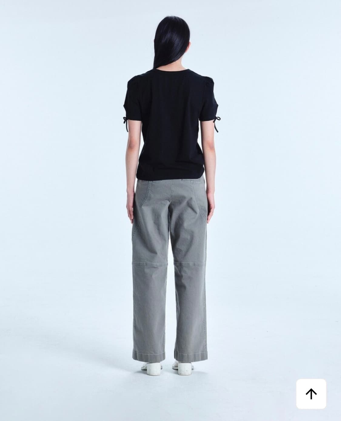 [COSMOSS] CURVED LINE WASHED DENIM PANTS 상품이미지4