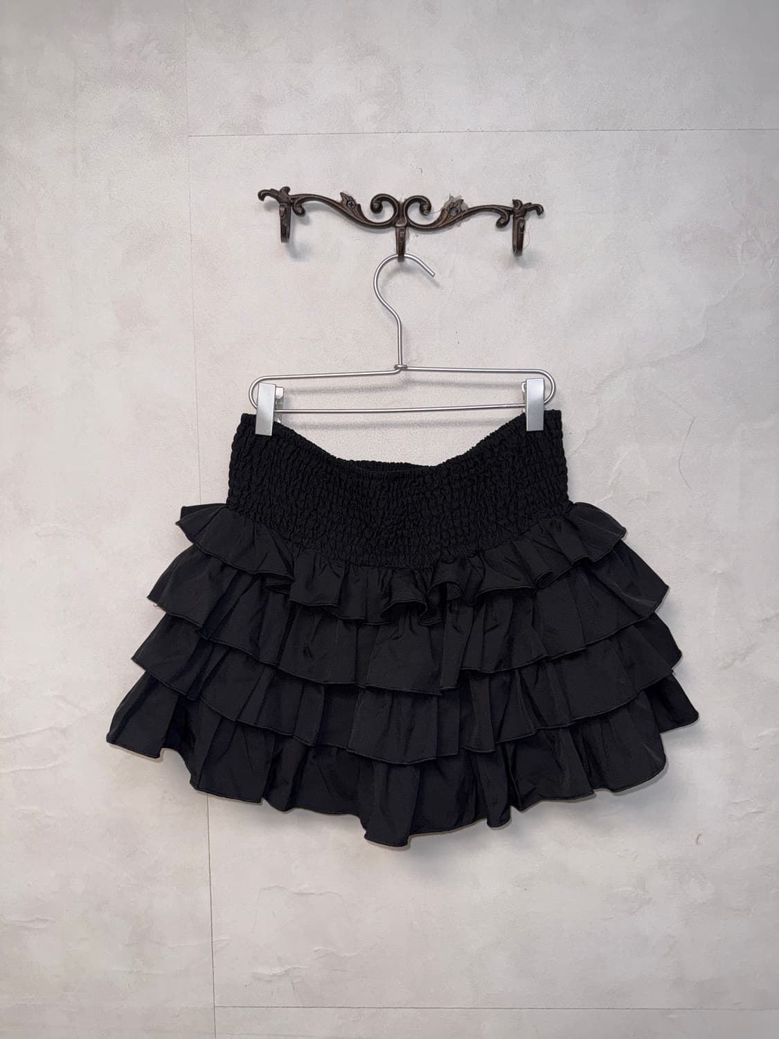 Romwe black cancan banding skirt 상품이미지3