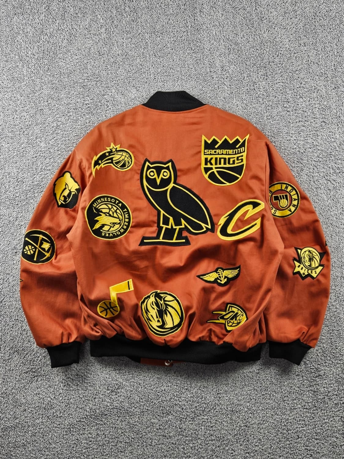 JH 리메이크 NBA콜라주 올팀 패치 레이싱 자켓 ( L ) /11220 상품이미지5