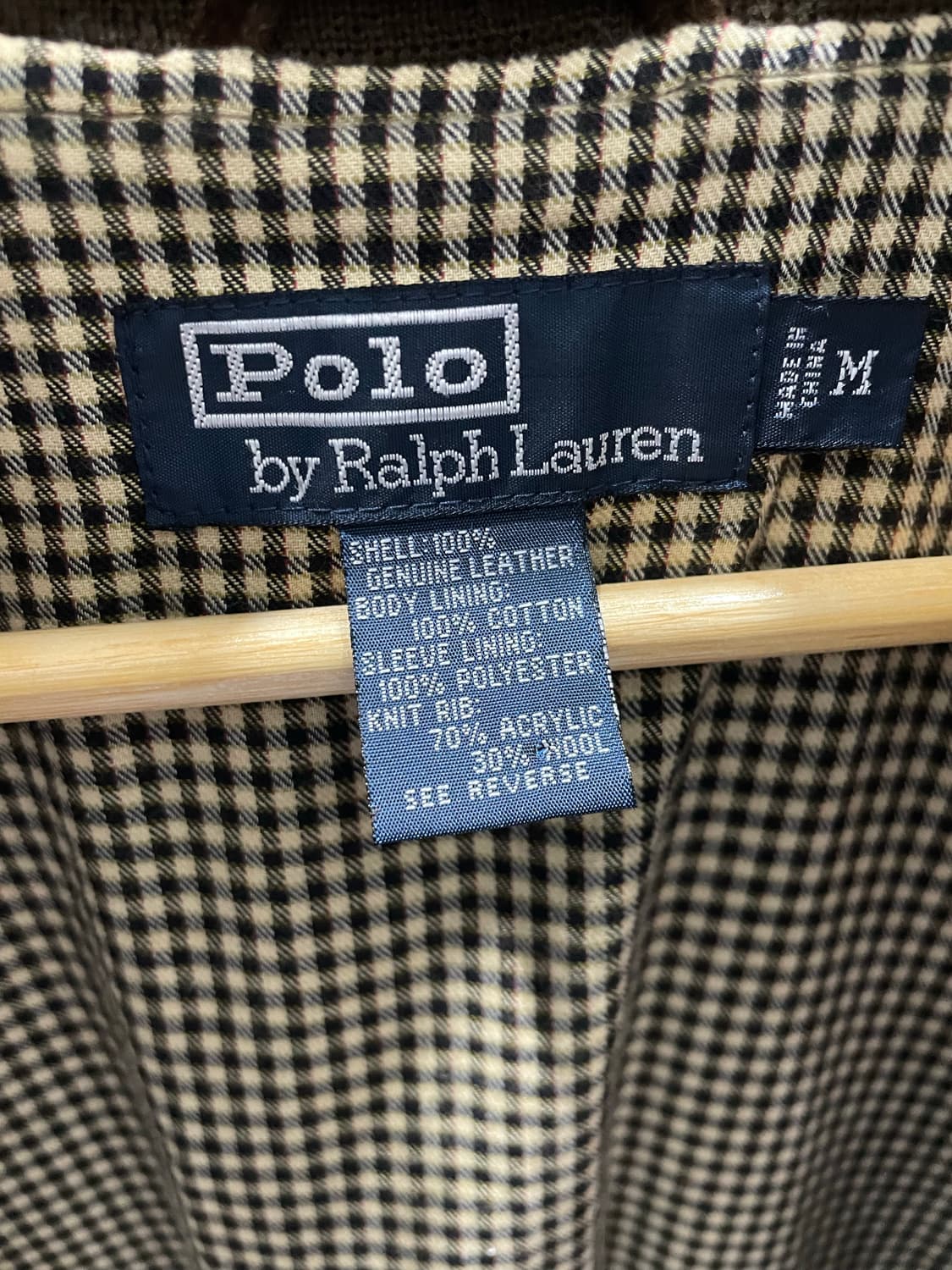 폴로 랄프로렌 브라운 스웨이드 봄버 자켓 상품이미지3