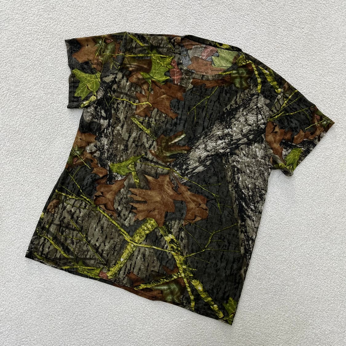 실측확인 빈티지 패턴 반팔티 0409M 상품이미지1