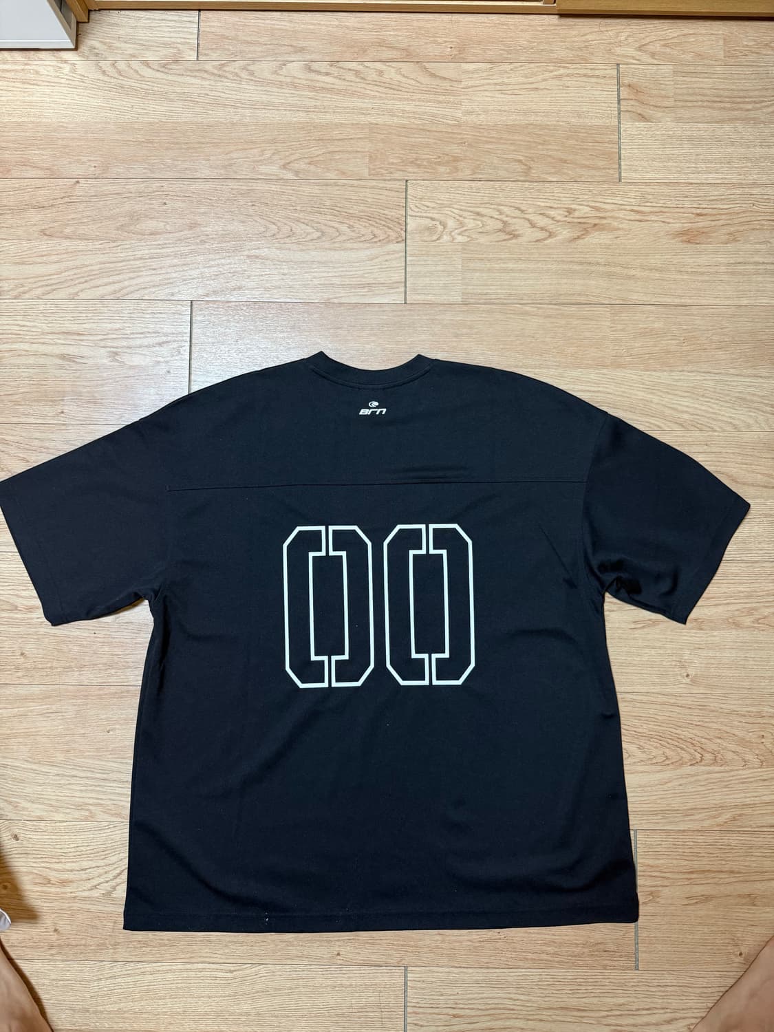 (1 size) 본투윈 오버핏 메쉬 티셔츠 블랙 상품이미지2