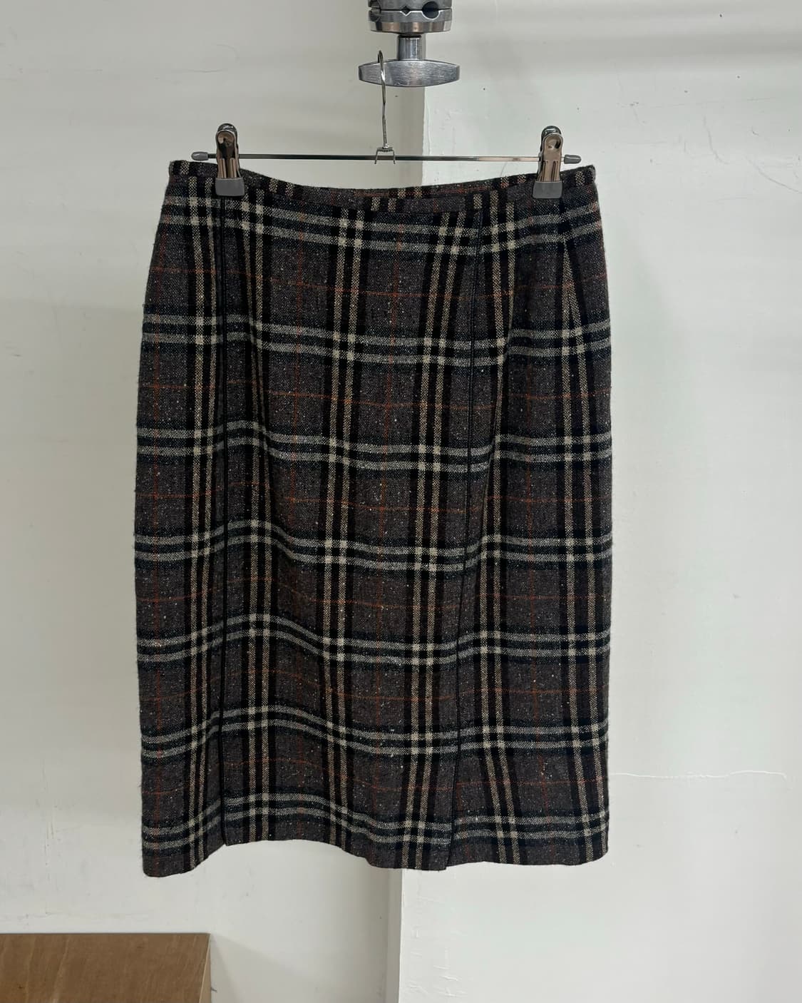 버버리 노바 체크 울 스커트 상품이미지4